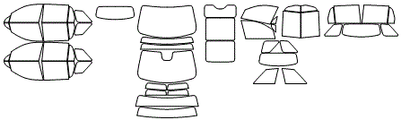 Tint Kit pattern for the 2027 Cadillac Vistiq