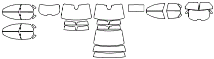 Tint Kit pattern for the 2026 Mazda CX-30 (Canada)