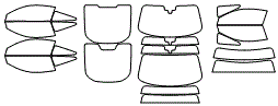 Tint Kit pattern for the 2026 BMW 8 Series