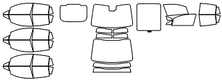 Tint Kit pattern for the 2027 Subaru Uncharted