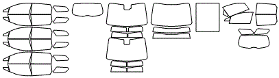 Tint Kit pattern for the 2027 Subaru Trailseeker