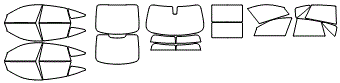 Tint Kit pattern for the 2016 BMW 328