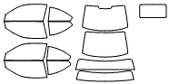 Tint Kit pattern for the 2006 BMW 330