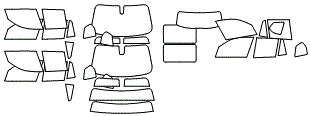 Tint Kit pattern for the 2013 BMW X3