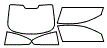 Tint Kit pattern for the 2005 BMW 645