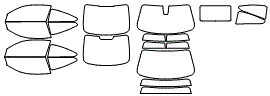 Tint Kit pattern for the 2020 BMW M4