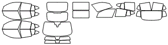 Tint Kit pattern for the 2025 BMW X4