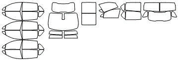 Tint Kit pattern for the 2018 Lincoln MKX