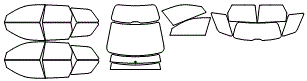 Tint Kit pattern for the 2001 Audi S4