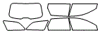 Tint Kit pattern for the 2006 Audi A6