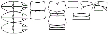 Tint Kit pattern for the 2025 Audi S6