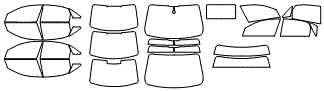 Tint Kit pattern for the 2011 Audi S4