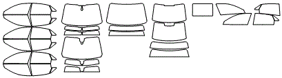 Tint Kit pattern for the 2025 Audi S4