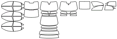 Tint Kit pattern for the 2026 Audi RS3