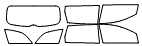 Tint Kit pattern for the 2008 Audi Q7