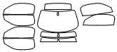 Tint Kit pattern for the 2011 Audi R8