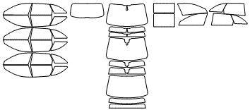 Tint Kit pattern for the 2025 Audi A4 allroad