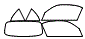 Tint Kit pattern for the 2000 Porsche 911