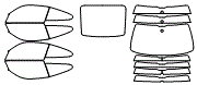 Tint Kit pattern for the 2005 Porsche 911