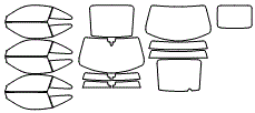 Tint Kit pattern for the 2013 Porsche 911