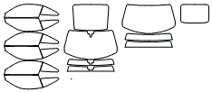 Tint Kit pattern for the 2018 Porsche 911