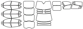 Tint Kit pattern for the 2021 Porsche Panamera