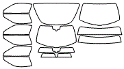 Tint Kit pattern for the 2022 Porsche 911 (992.1)