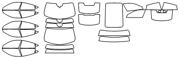 Tint Kit pattern for the 2027 Porsche Taycan