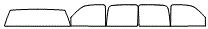 Tint kit pattern for the 1999 GMC Pickup