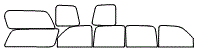 Tint kit pattern for the 2000 GMC Yukon XL