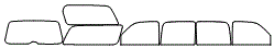 Tint kit pattern for the 2000 GMC Yukon XL