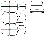 Tint Kit pattern for the 2011 GMC Yukon