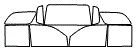 Tint Kit pattern for the 2005 GMC Envoy XUV