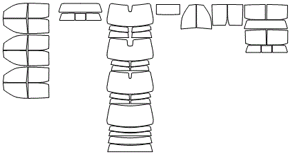 Tint Kit pattern for the 2021 GMC Sierra