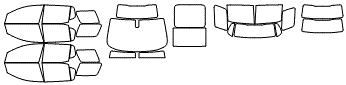 Tint Kit pattern for the 2017 GMC Acadia