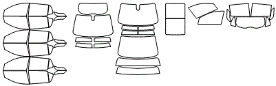Tint Kit pattern for the 2018 GMC Terrain