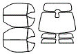 Tint Kit pattern for the 2018 SmartCar ForTwo