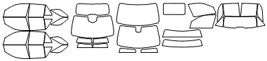Tint Kit pattern for the 2018 Mercedes Benz GLE SUV