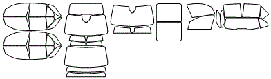 Tint Kit pattern for the 2026 Mercedes Benz GLE SUV