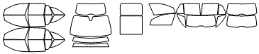 Tint Kit pattern for the 2021 Mercedes Benz C-Class Wagon