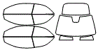 Tint Kit pattern for the 2015 Mercedes Benz E350