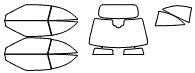 Tint Kit pattern for the 2023 Mercedes Benz E-Class Cabriolet