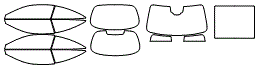 Tint Kit pattern for the 2021 Mercedes Benz S-Class Coupe