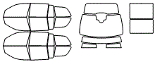 Tint Kit pattern for the 2019 Mercedes Benz GLS SUV