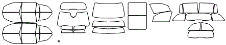 Tint Kit pattern for the 2026 Mercedes Benz GLS SUV