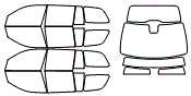 Tint Kit pattern for the 2016 Mercedes Benz GL63