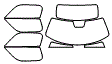 Tint Kit pattern for the 2015 Mercedes Benz SLS