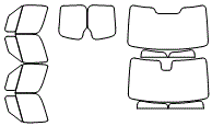 Tint Kit pattern for the 2013 Mercedes Benz Sprinter