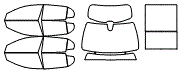 Tint Kit pattern for the 2015 Mercedes Benz GLA SUV