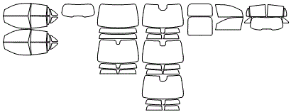 Tint Kit pattern for the 2026 Mercedes Benz GLA SUV